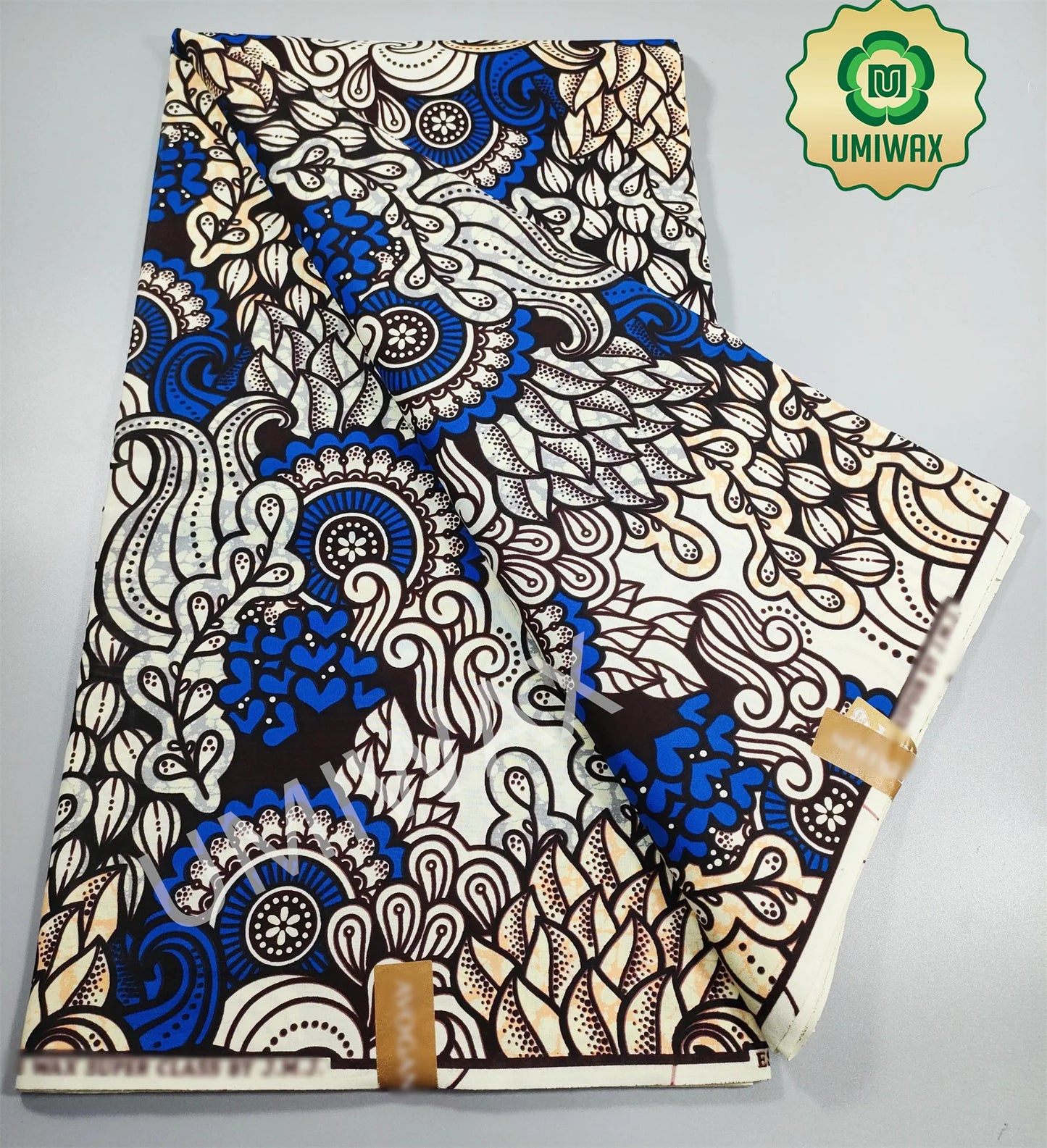 2025 Newest Ankara Real Wax Fabric Guaranteed Veritable African Wax Print Pagne Fabric 100% Cotton 6 Yards Ghana Style Dresses