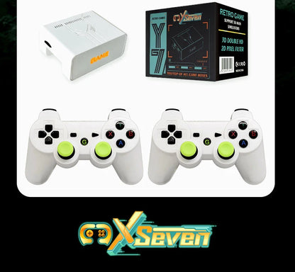 2026 New Coopreme Y7 X7 128G  Linux System 4K Video Game Console TV Box Wireless Controller Retro Game 10000+ Support PSP