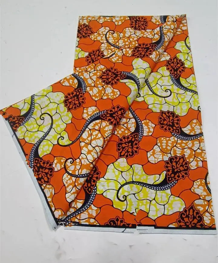 Ankara Wax Fabric 2024 High Quality African Wax Print Fabric 100% Cotton African Guaranteed Veritable Real Wax For Dresses