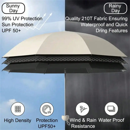 Compact black mini capsule umbrella - portable, foldable, manually open, with sun protection coating, durable design with