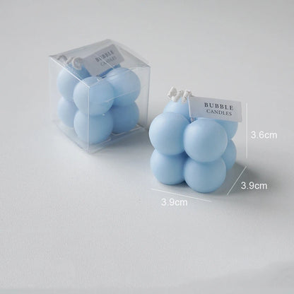Little Bubble Cube Candle Handmade Scented Candle Aromatherapy Soy Wax Candle Wedding Birthday Candles Party Home Decoration