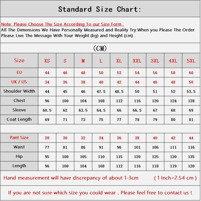Men Business Blazers Jacket Trousers High End Wedding Party Groom Suit 2 Pieces Sets Coat Pants Dress Costume Homme