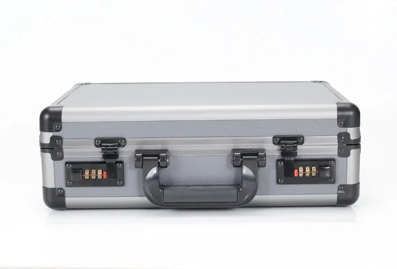 Aluminum alloy toolbox instrument equipment storage box small file safety password box