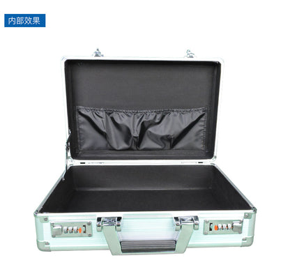 Aluminum alloy Combination lock Portable case Document storage box Data sorting Portable  safe box  mini money safe