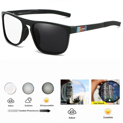 Men Square Photochromic Reading Glasses Presbyopia Glasses Clear Lens Optical Eyeglasses Customized Diopter Prescription Glasses