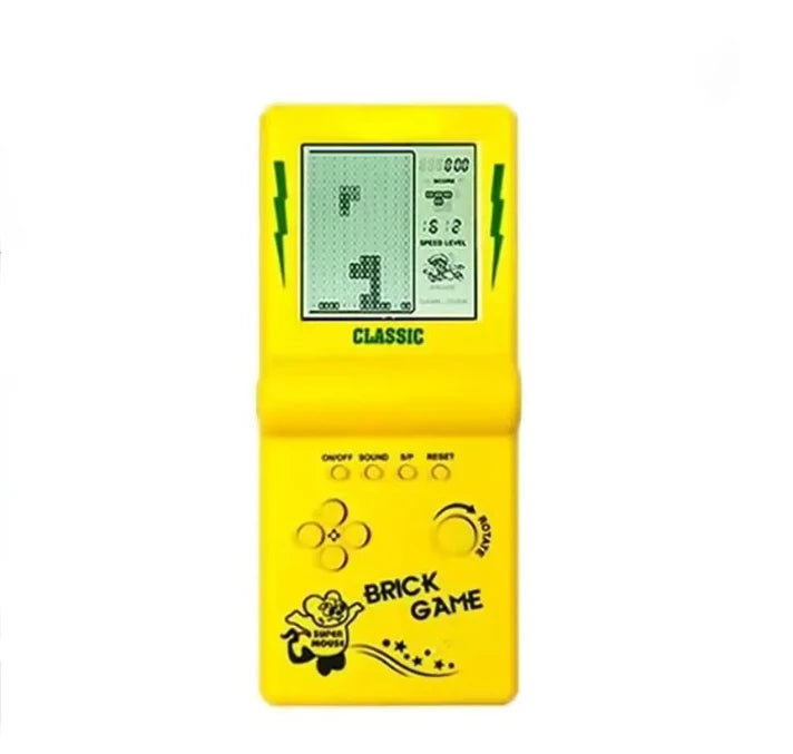 2026 New Large-screen Tetris Game Console Nostalgic Classic Black and White Electronic Handheld Game Console