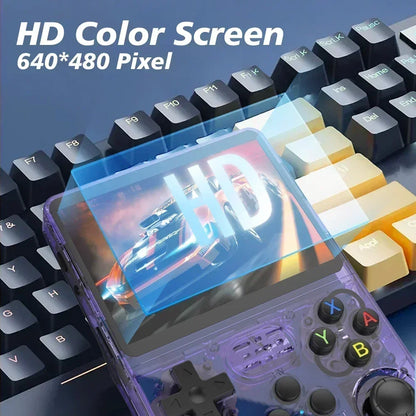 BOYHOM 256G Open Source R36S Retro Game Console - 3.5" IPS Portable Linux ARKOS Handheld | Best Gaming Gift (64G/128G Options)