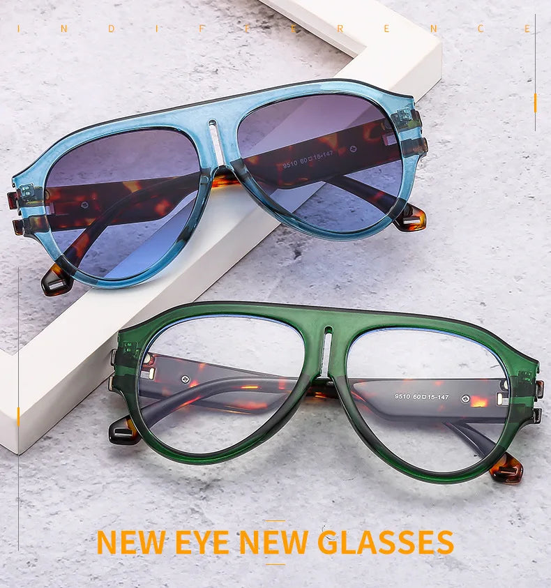 New Square Sunglasses Women Vintage Big Frame Shades Men Trending Design Luxury Sun Glasses UV400 Oversized Eyewear Gafas Oculos
