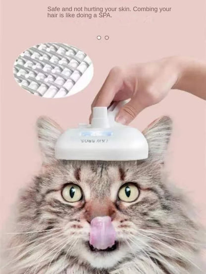 New Pet Spray Brush Hair Removal Comb Dog Cat Brush & Steam Self Cleaning Dog Steam Brush Hair Removal Comb Brushing Comb