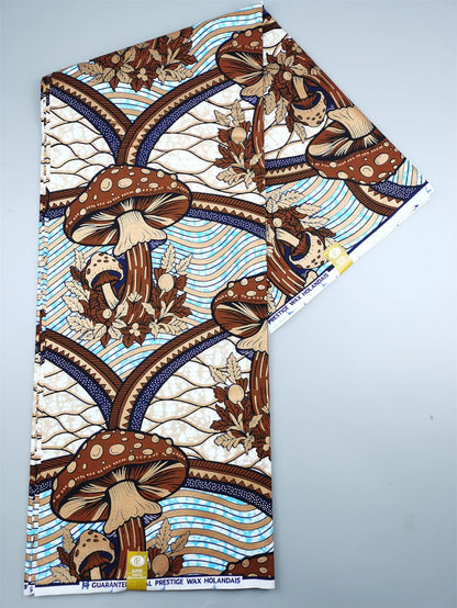 Newest Grand African Wax Glitter Glam Fabric 100% Cotton Ankara Batik Material Pagne Wax Gold Print Sewing Party Dress