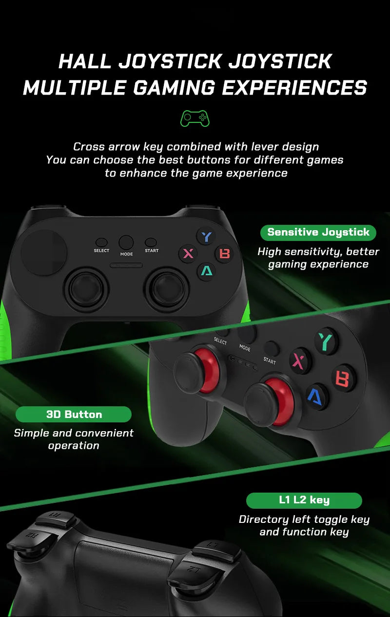 Super G36 Pro Game Console 256G 120000+ Retro Video Game Box Dual Wireless Controller TV Plug Play Arcade Home Gaming Console