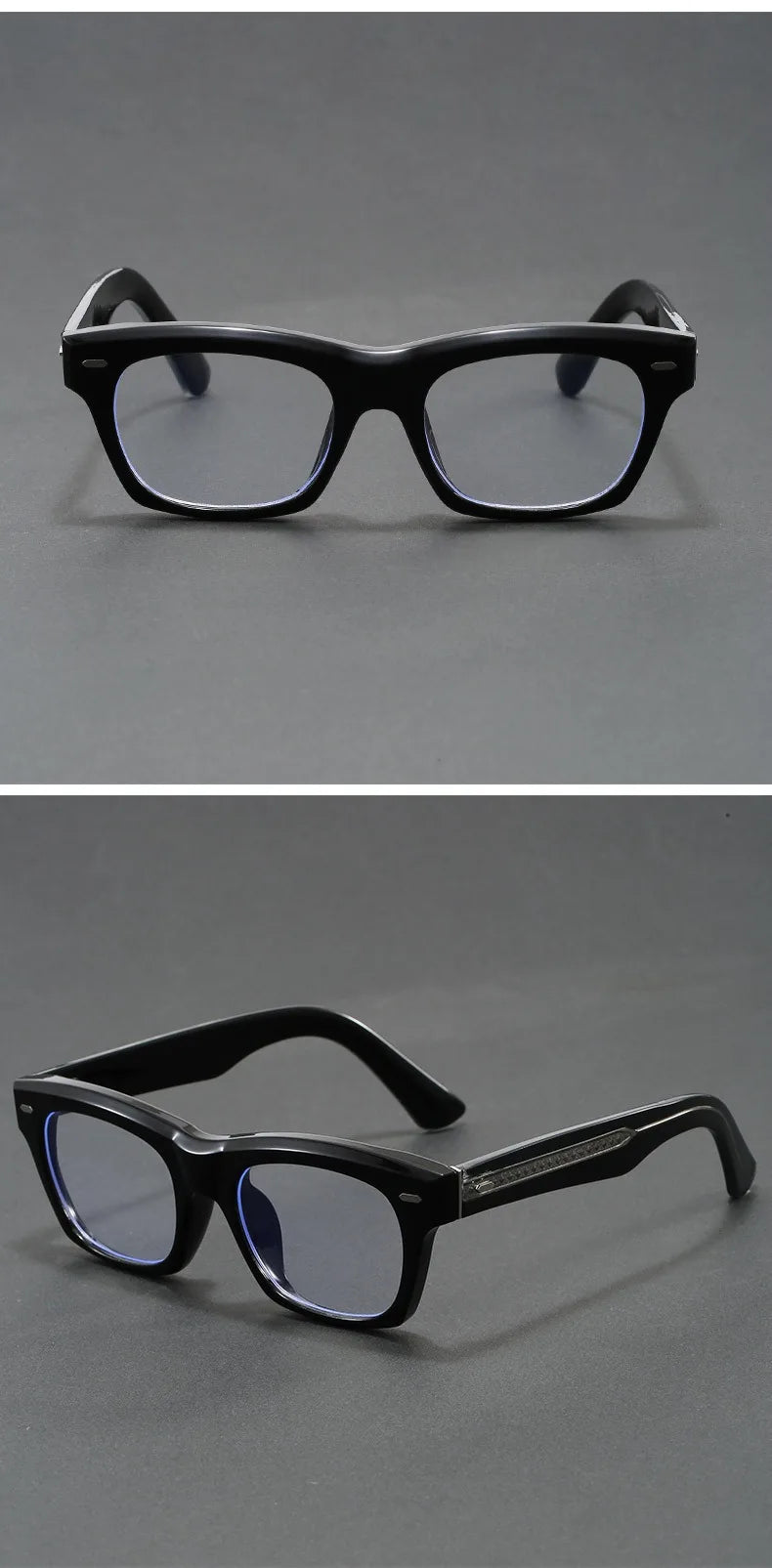 Japanese Square Glasses Frame Men Fashion Anti Blue Light Reading Glasses Men Good Quality Full Rim Eyewear