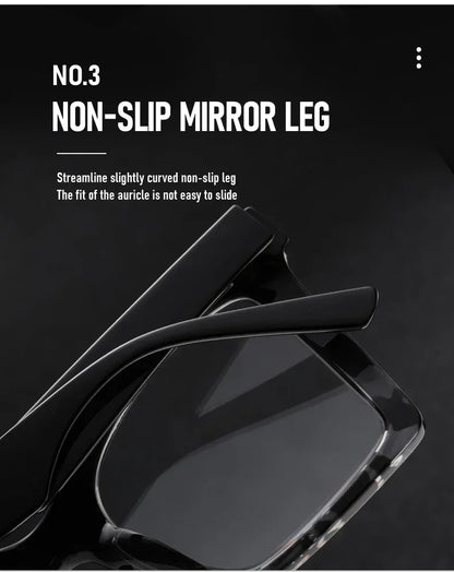 2025 New Style Reading Glasses for Women Fashion Men Oversized Square Prescription Glasses Large Frame Anti-blue Presbyopia