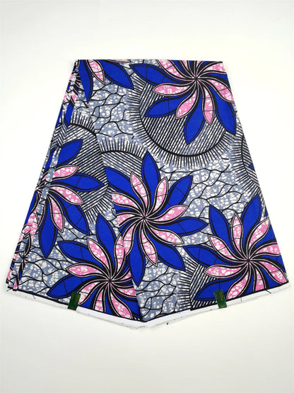 Dutch Ankara Wax Print Fabric High Quality Wax African Hollandais Fabric 100% Cotton Soft African Veritable Real Wax for Dress
