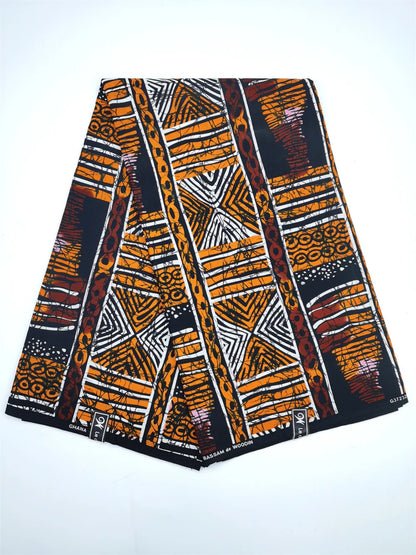 Ankara Fabric African Real Wax Print Fabric 100% Cotton High Quality 6 Yards African Fabric for Party Dress Nigeria