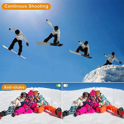 HD 1080P 2.4 Inch Digital Camera Rechargeable Cameras with 16x Zoom Compact Camera 44MP Cameras for Kids Beginner Camera