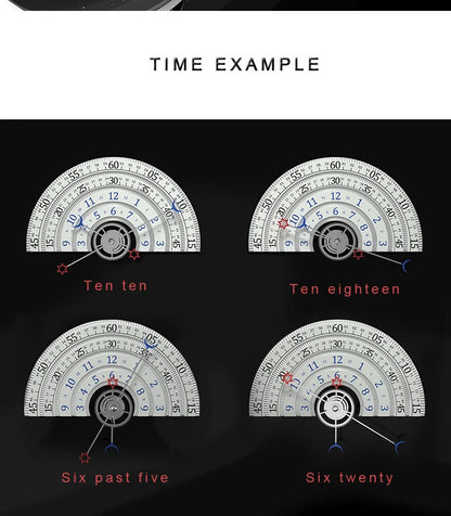 Unique Business Men Watch Fashion Auto Date Stainless Steel Strap Quartz Wristwatch Man Gifts For Him Calendar Clock