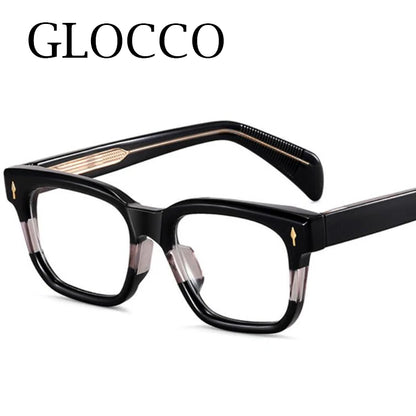 Brand Designer Fashion Square Reading Glasses Luxury Women Men Big Frame Magnifing Glasses Anti Blue Light Presbyopia Eyeglasses