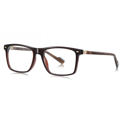 Blue Light Blocking Glasses for Men Women TR90 Square Frame Anti Eyestrain Computer Gaming Glasses Lightweight Unisex