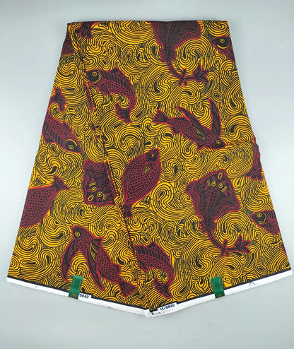 Dutch Ankara Wax Print Fabric High Quality Wax African Hollandais Fabric 100% Cotton Soft African Veritable Real Wax for Dress