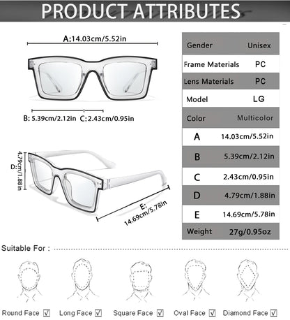 3 Pairs Fashion Casual Sunglasses For Women Large Transparent Shades Eyewear Daily Outfit shopping Selfie Hiking Travel Beach