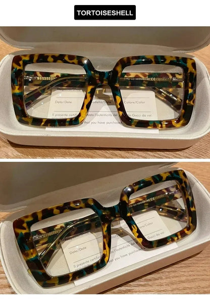 EYORA Oversize Fashionable Reading Glasses Anti Blue Ray Myopia Eyewear Progressive Photochromic Prescription Optical Glasses