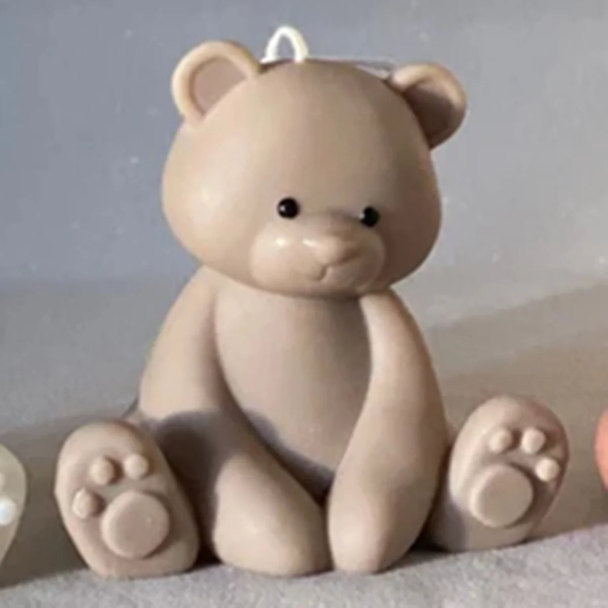 3D Sitting Brown Bear Scented Candle Handmade Cute Soy Wax Animal Aroma Candle Home Decor Unique Birthday Gift Party Ornaments