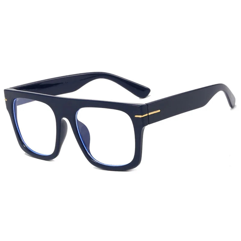 Large Square Anti Blue Light Reading Glasses Men Women Classic Designer Clear Presbyopic Eyewear Prescription Optical Glasses