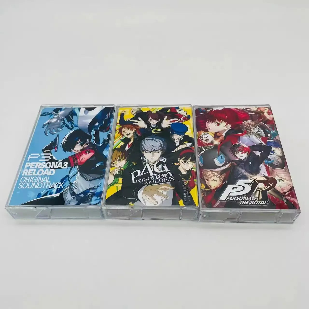 Game PERSONA Shoji Meguro Music Tape Greatest Hits OST Album 3pcs Cassettes Cosplay Walkman Recorder Soundtracks Box Party Music