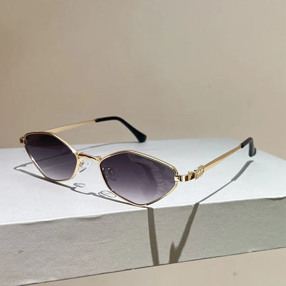 QVQV Fashion Diamond Shaped Cat Eyes Sunglasses Women Trendy Driving Sun Glasses 2026 New Luxury Brand Eyeglasses Outdoor