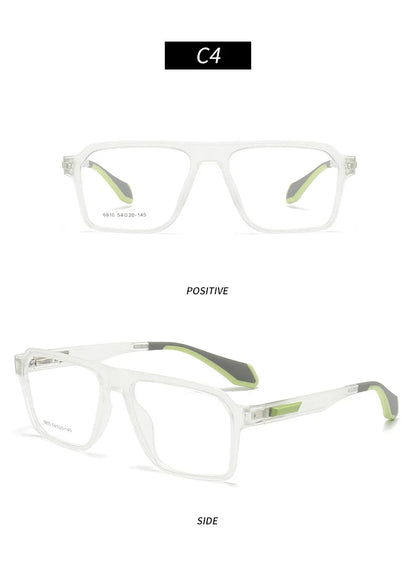 2024 New Sports Glasses Fashion Square Cycling Men's Glasses Frame Ultra-light  Optical Prescription Eyeglass Frame Women 6810