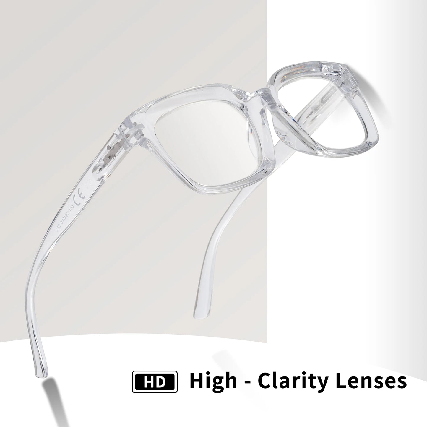 1pc Fashion Square Reading Glasses for Men Women Large Frame Presbyopia Eyeglasses High-definition Eyewear Paerde