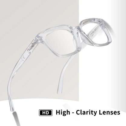 1pc Fashion Square Reading Glasses for Men Women Large Frame Presbyopia Eyeglasses High-definition Eyewear Paerde