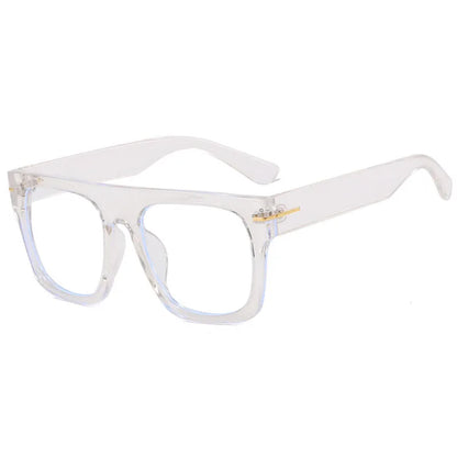 Large Square Anti Blue Light Reading Glasses Men Women Classic Designer Clear Presbyopic Eyewear Prescription Optical Glasses