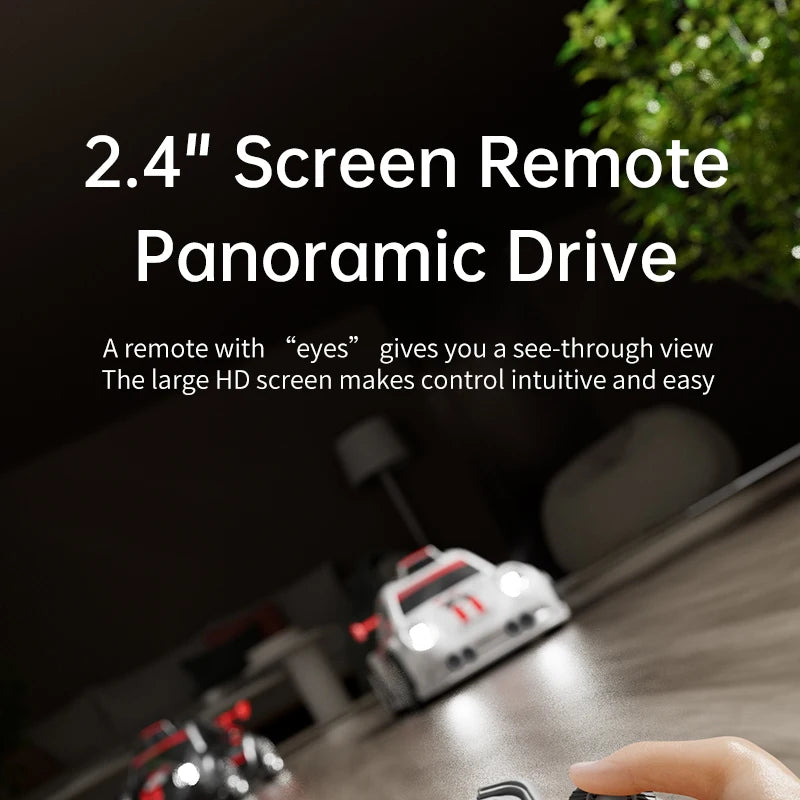 New 2026 Mini RC Car With FPV Camera Wifi With Screen Remote Control Follow Mode 2.4G Drift Car Racing RC Toy Gift For Children