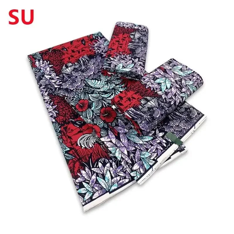 Ankara Wax Fabric 2024 High Quality African Wax Print Fabric 100% Cotton African Guaranteed Veritable Real Wax For Dresses