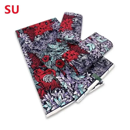 Ankara Wax Fabric 2024 High Quality African Wax Print Fabric 100% Cotton African Guaranteed Veritable Real Wax For Dresses