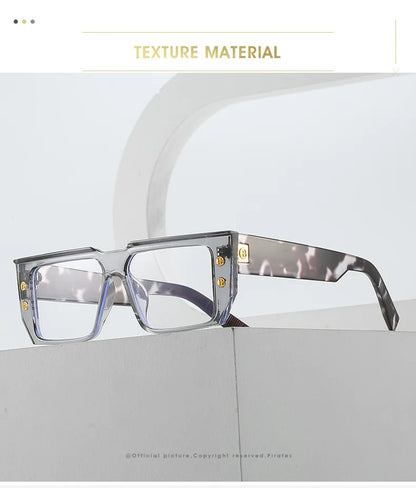 Fashion Ultralight Anti Blue Blocking Glasses Retro Women Grey Square Small Frame Prescription Eyewear Computer Reading Glasses