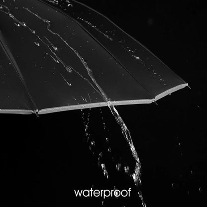 Fully Automatic Sun Protection Umbrella Folding Waterproof Umbrella with LED Flashlight UV Sunshade Rainproof Wind Resistance