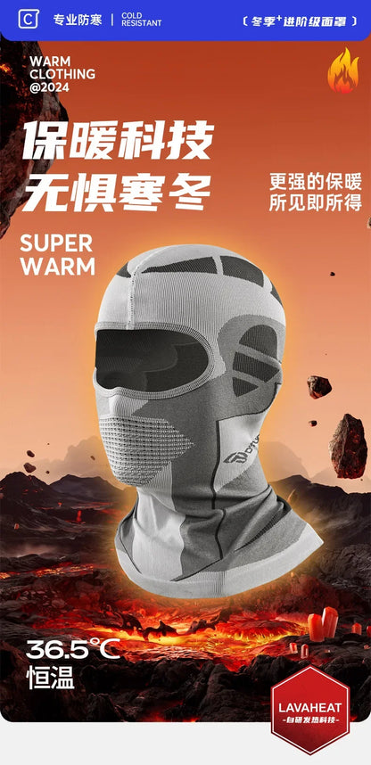 Thermal Scarf Balaclava Men Women All Face Mask Winter Warm Ski Hat Cold-Proof Cycling Hunting Head Neck Cover Helmet Liner Caps