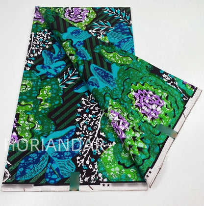 2026 Grand Super Original African Wax Fabric High Quality Nigerian Print Ankara Fabric For Sewing 6 Yard Women Dress 100% Cotton