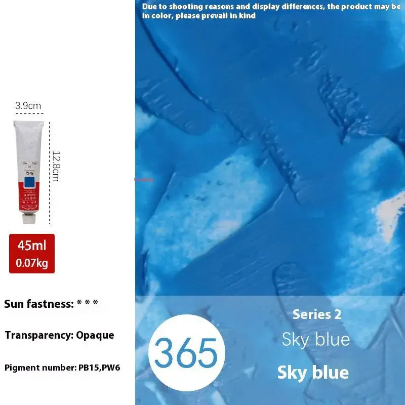 Winsor & Newton 45ML Oil Paint,Colorful Professionals Artist Drawing Tools for Canvas Wood,Crafts,Paper Art Stationery Supplies