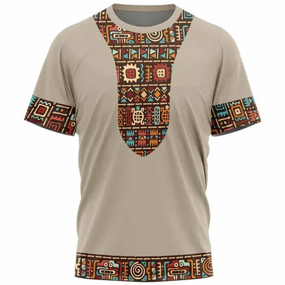 New Ethnic Tribal Dashiki T-Shirts African Patterns 3D Print Men Women Short Sleeve T Shirt Harajuku Y2k Tees Tops Kids Clothing
