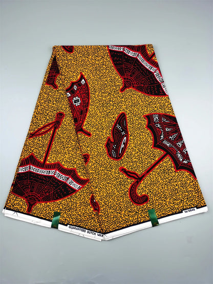 Dutch Ankara Wax Print Fabric High Quality Wax African Hollandais Fabric 100% Cotton Soft African Veritable Real Wax for Dress