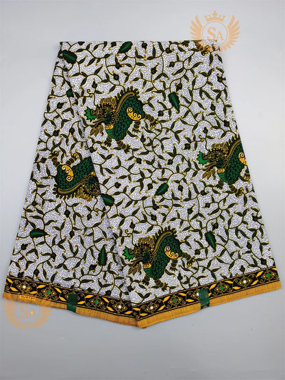 2024 New Hot Sale African Wax Veritable Wax Guaranteed Real High Quality wax print fabric Pagne African Ankara abc