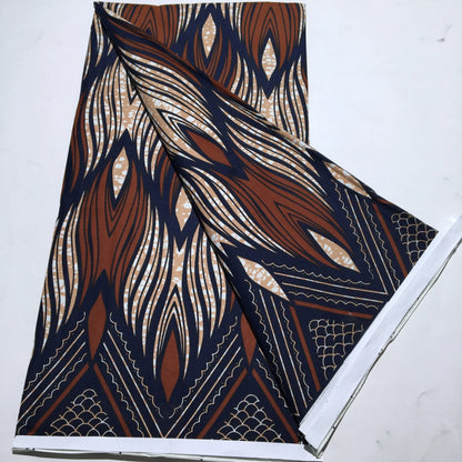 African New Wax Fabric Nigeria Ankara Wax Fabrics Newest Design Block Prints Batik Dutch For Dresses Sewing Cloth Materials