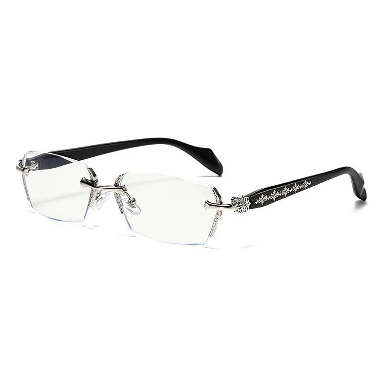Men's High-definition Anti Blue Light Glasses - Retro Transparent Lens Full Frame Design Fashionable Unisex Glasses