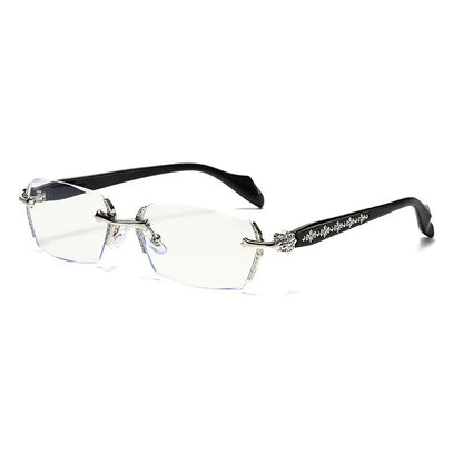 Men's High-definition Anti Blue Light Glasses - Retro Transparent Lens Full Frame Design Fashionable Unisex Glasses