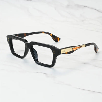 New Brand Design Square Alloy Frame Myopia Glasses Prescription Photochromic Anti Blue Light Women Shortsight Eyewear 0 to -6.00