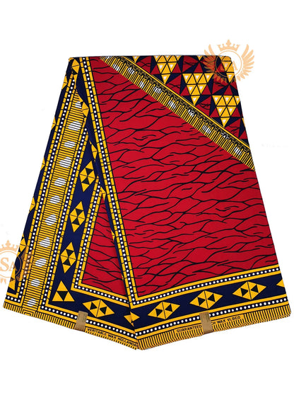 New 100% Cotton Original Real Wax Ankara Fabric 2021 African Print Fabric For Wedding Dress Tissue African Fabric Wax Fabric
